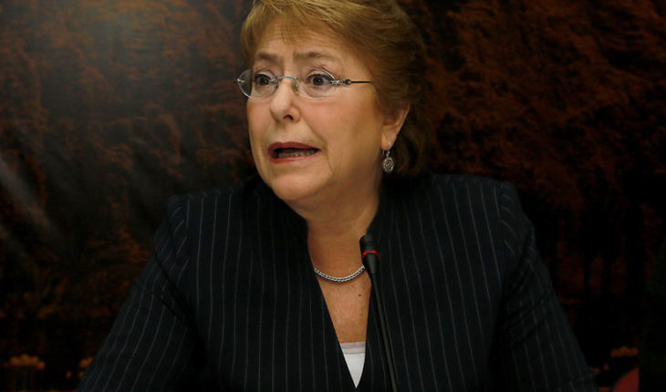 translated from Spanish: Bachelet criticó “criminalización” de las protestas en Nicaragua