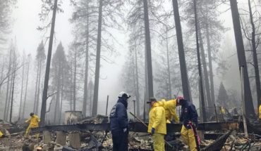 California: Lluvia ayuda a apagar incendio