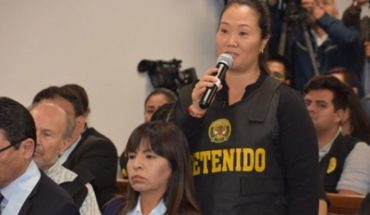translated from Spanish: Keiko Fujimori said that prison was arbitrary and asks his father to resist