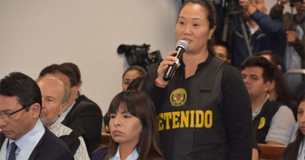 Keiko Fujimori said that prison was arbitrary and asks his father to resist