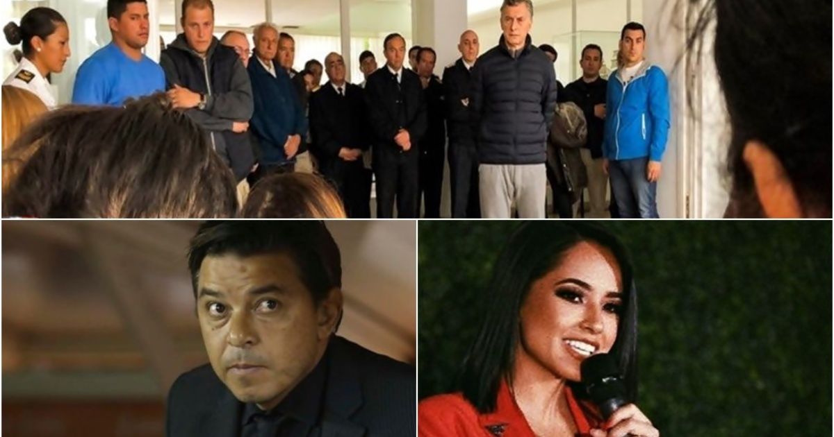 Macri in homage to the ARA San Juan, concern for the son of Menem, spoke Gallardo, Becky G empowered, and more...