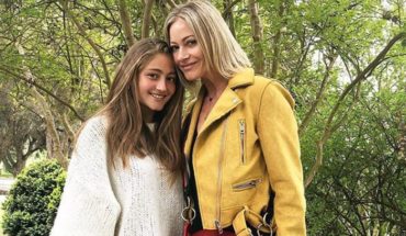 translated from Spanish: Marcela Vacarezza published the first photo together with his son-in-law, the son of Diana Bolocco
