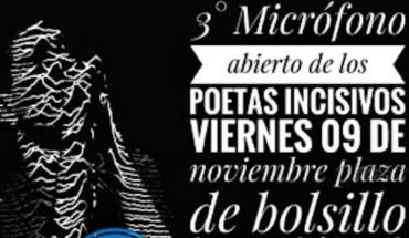 translated from Spanish: Open Mic poets incisors in Barrio Yungay