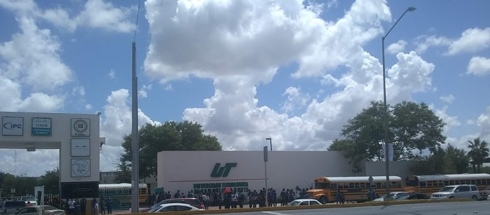 Police Chase ends in University of Tamaulipas