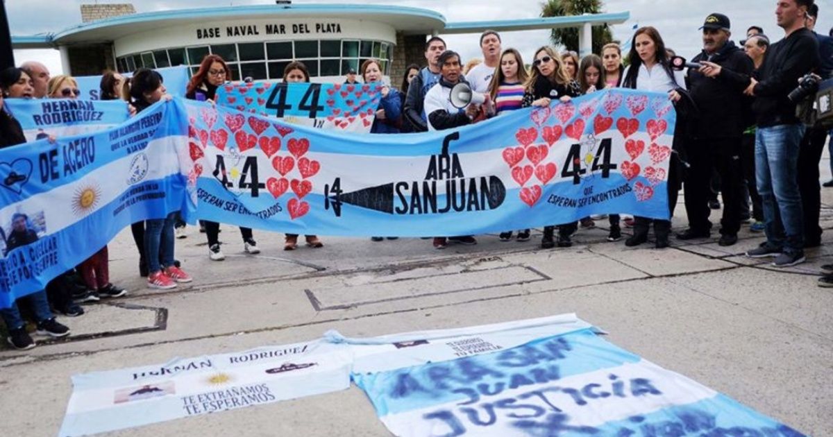 Propose rename 44 streets in tribute to the crew of the ARA San Juan