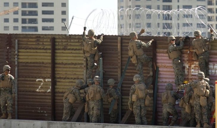 translated from Spanish: San Diego calm despite the presence of thousands of migrants in Tijuana