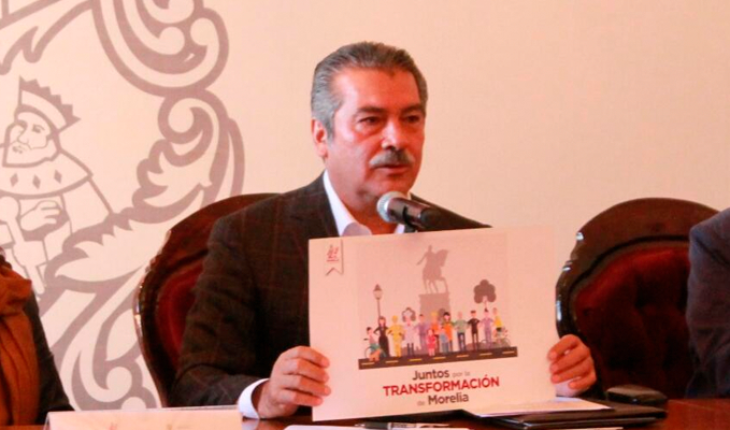 translated from Spanish: Sin mencionar inversión, Raúl Morón anuncia campaña “Juntos Transformamos Morelia”
