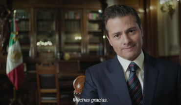 translated from Spanish: The sixth report of Peña Nieto videos cost 15.8 mdp