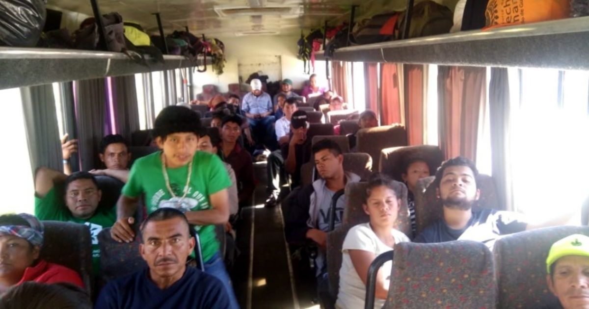 They receive and dismiss migrants in Guadalajara Guadalajara