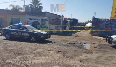 translated from Spanish: Within a tabiquera in Morelia, Michoacan, kill shot a man