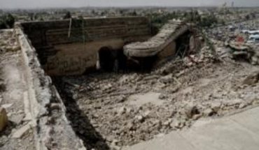 Cómo Estado Islámico destruyó en Mosul una mezquita pero dejó al descubierto un palacio de 3.000 años de antigüedad