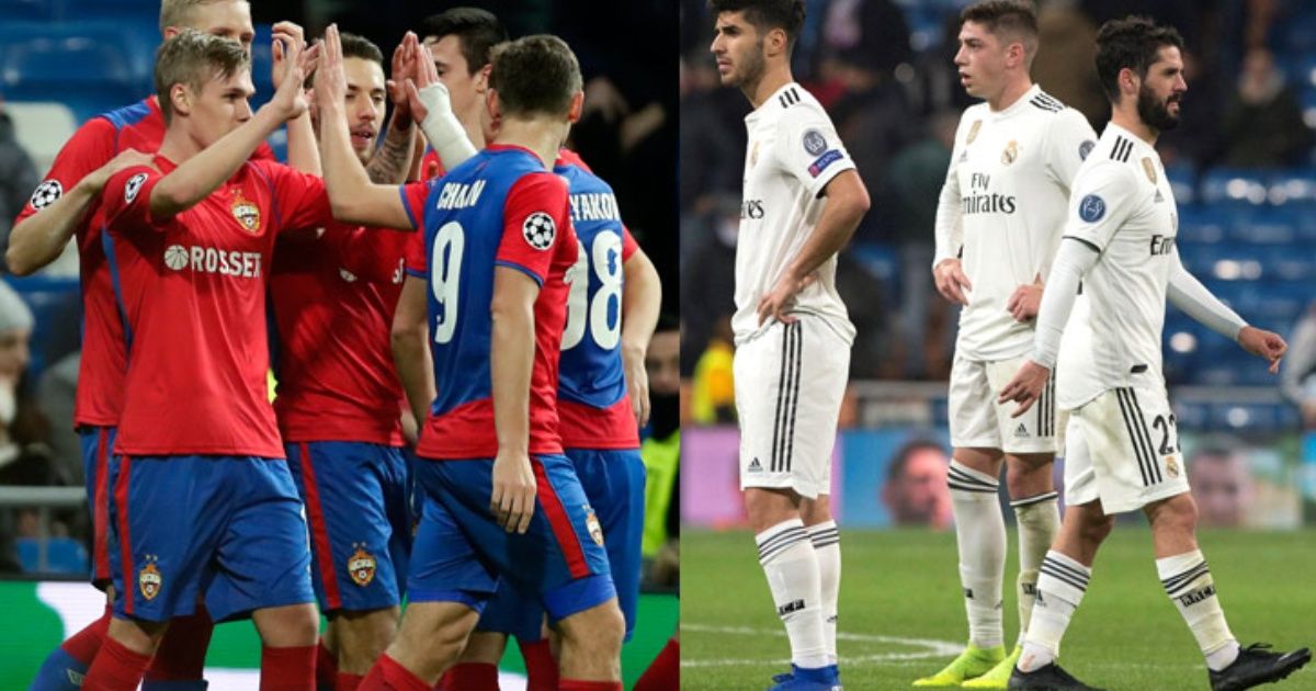 El CSKA vence 3-0 al Real Madrid pero se queda fuera de Europa