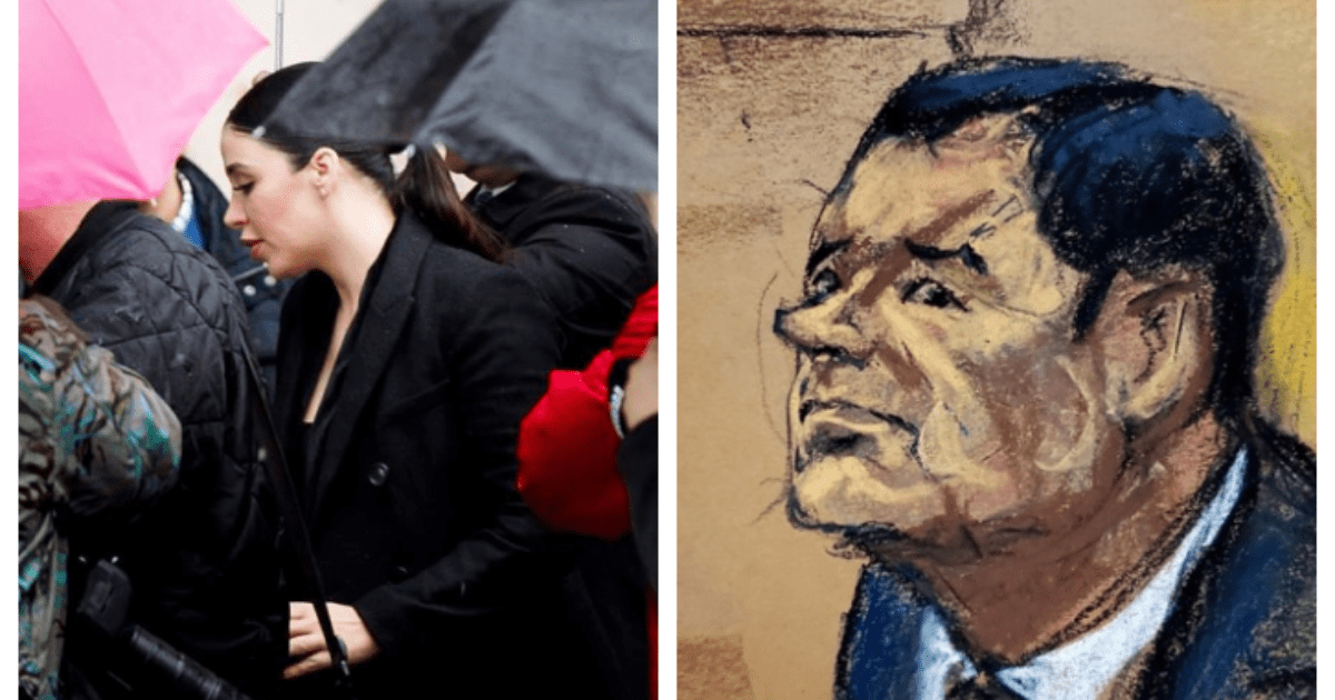 El Chapo se 'desmorona', llora al ver a sus hijas en la corte