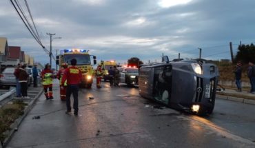 En menos de 24 horas se registraron tres volcamientos de vehículos en Punta Arenas