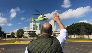 Entrega Enrique Alfaro helicóptero al SAMU de Jalisco