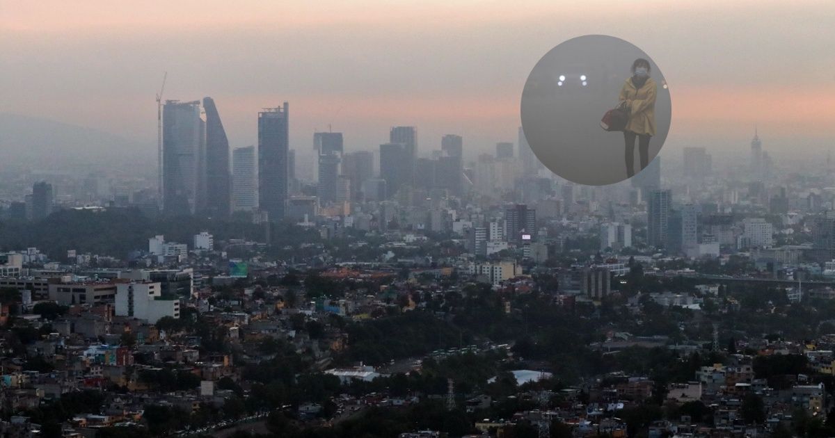 Hoy sábado la calidad del aire en la Ciudad de México es mala