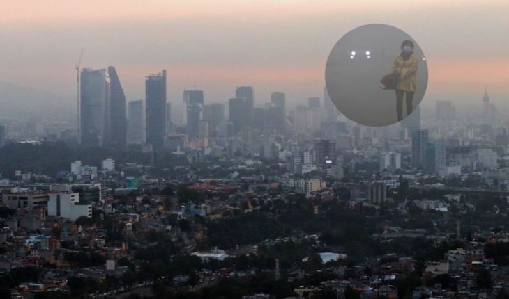 Hoy sábado la calidad del aire en la Ciudad de México es mala