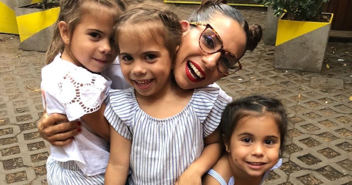 Los tiernos videos de Cinthia Fernandez con sus hijas: ¿existe Papá Noel?
