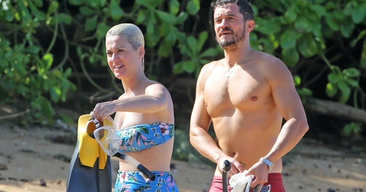 Playa y amor: Katy Perry y Orlando Bloom de vacaciones en Hawaii