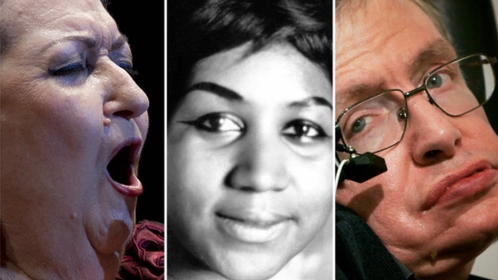 Stephen Hawking y otros famosos que murieron en 2018