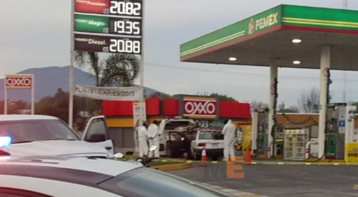 Taxista ultimado a tiros en gasolinera de Morelia