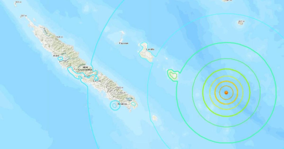Terremoto de 7.5 impacta a Nueva Caledonia y activa alerta de tsunami