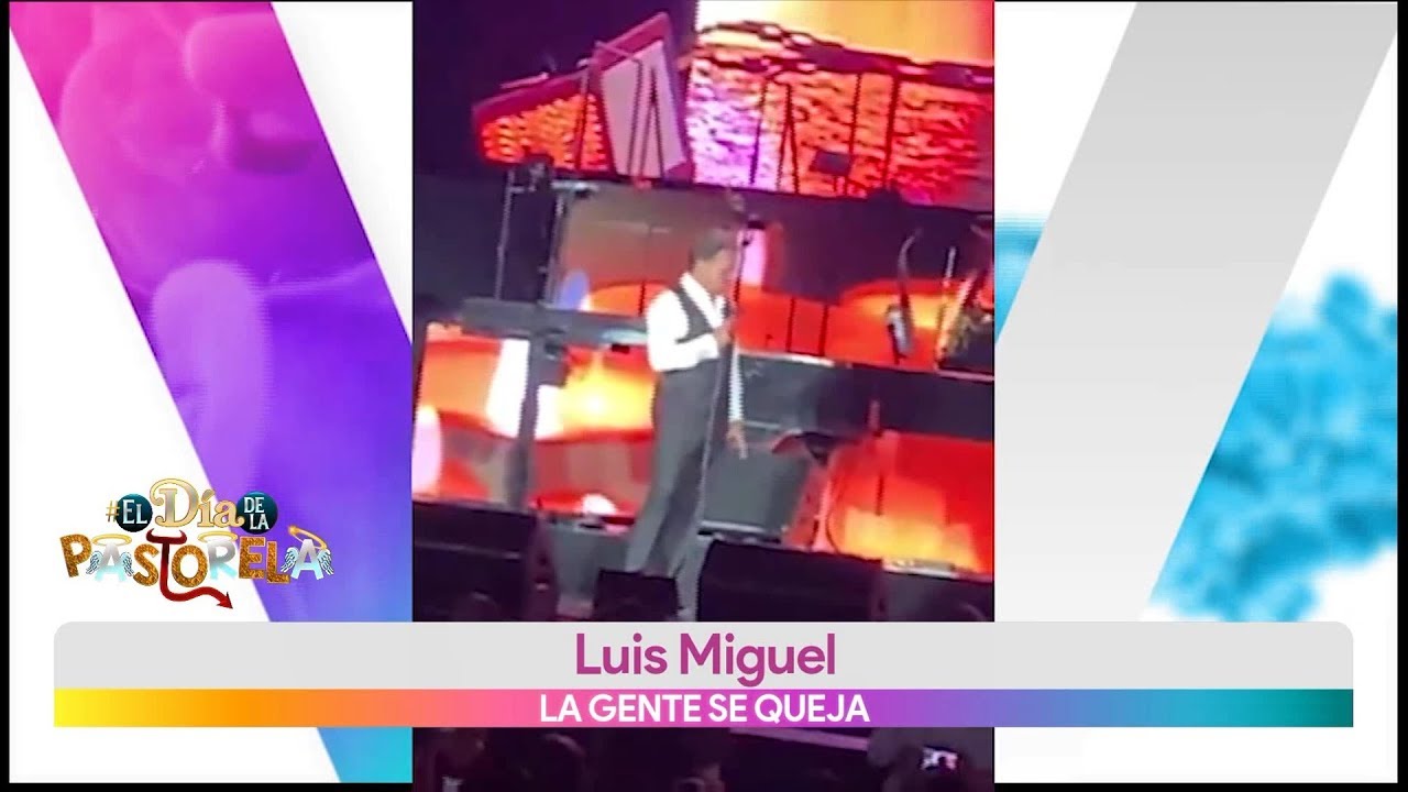 Luis Miguel sale borracho a dar concierto | Vivalavi