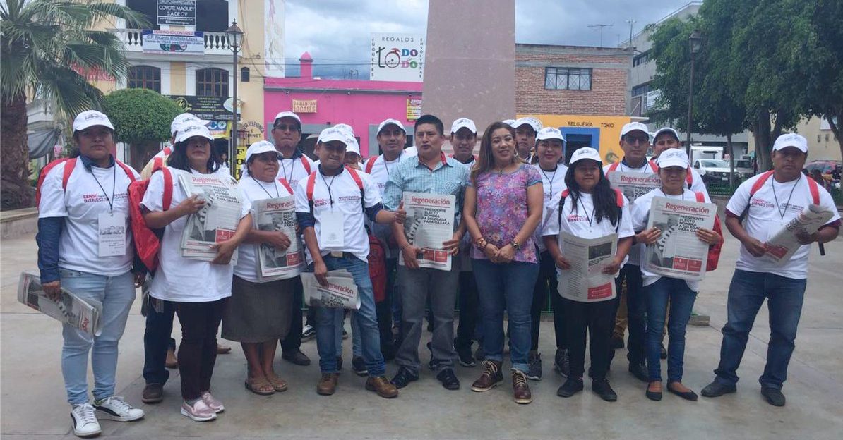 Voluntarios de AMLO cobran por levantar el Censo de Bienestar