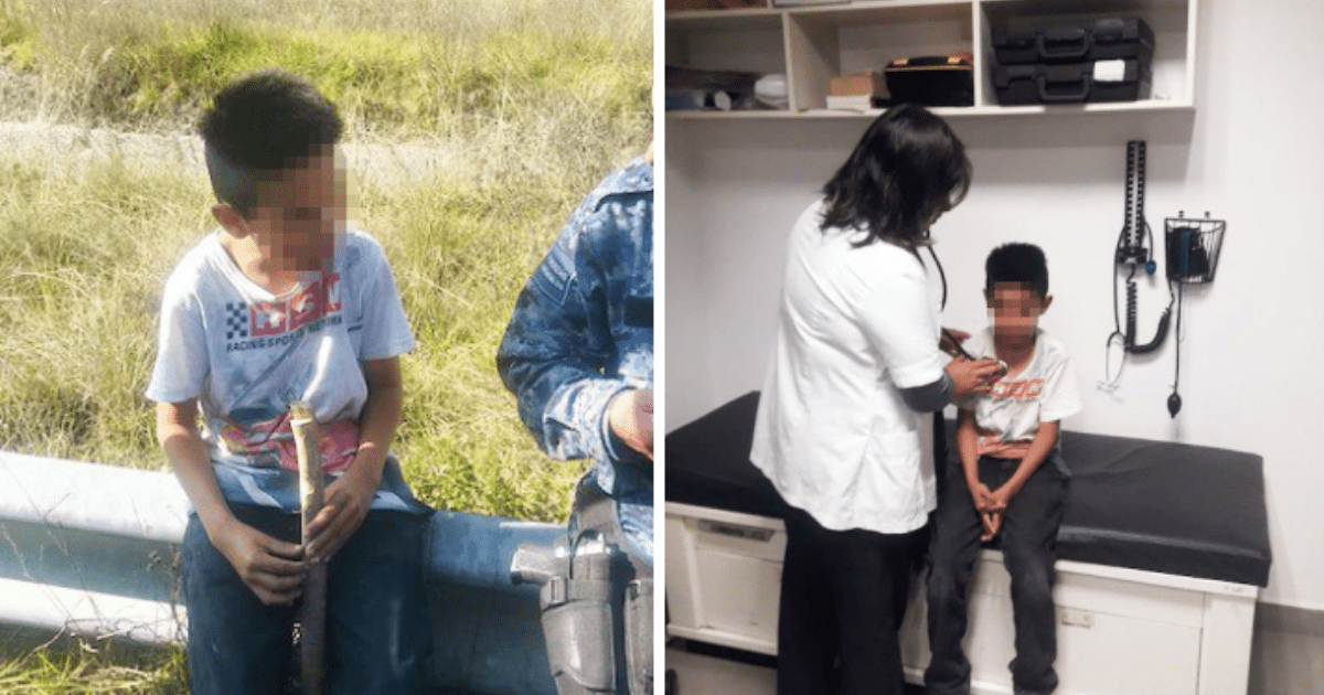 Abandonan a niño de 10 años en la carretera México-Pachuca