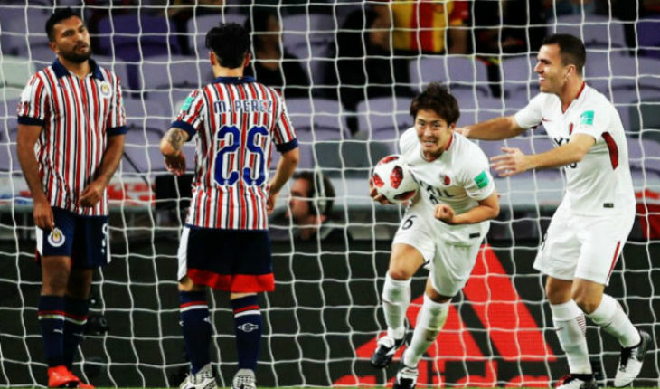 translated from Spanish: Adiós Chivas, Kashima Antlers pasa a la siguiente fase del Mundial de Clubes