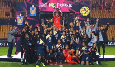 translated from Spanish: América se proclama campeón de la Liga MX Femenil