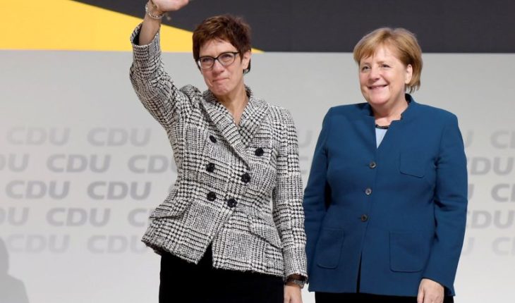 translated from Spanish: Annegret Kramp-Karrenbauer will succeed German Chancellor as the leader of his party