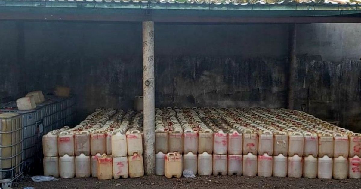 Aseguran 58 mil litros de huachicol en Tabasco