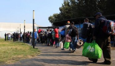 translated from Spanish: Caravana migrante que permanecía en CDMX dejará albergue