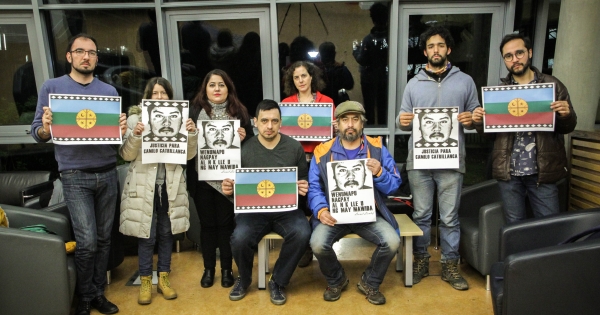 Chileans abroad in protest at murder of Camilo Catrillanca