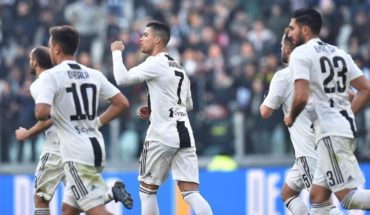 Doblete de CR7 da a una Juventus de récord el triunfo contra la Sampdoria