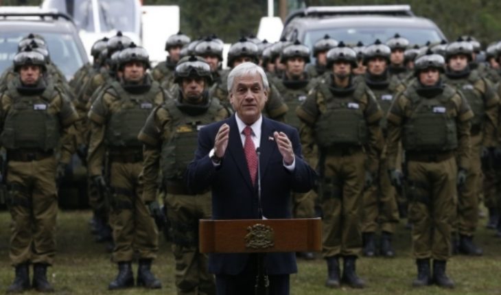 translated from Spanish: Government relents and President Piñera confirms withdrawal of command jungle of Araucanía