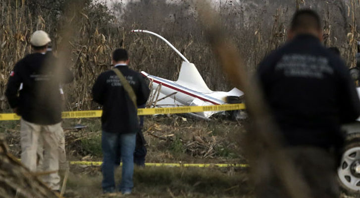 Helicóptero accidentado en Puebla cayó “de cabeza”: SCT