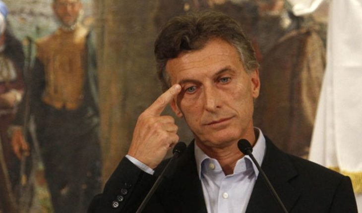translated from Spanish: Macri announced that the Government has raised a spot showing Darthés
