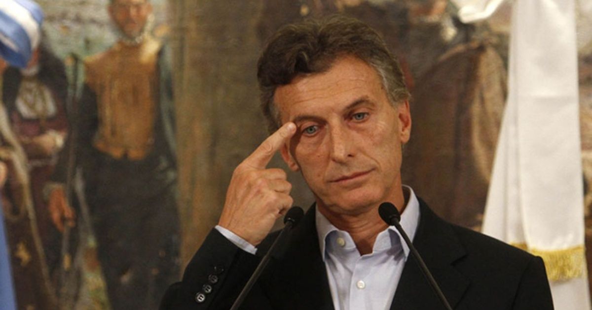 Macri announced that the Government has raised a spot showing Darthés