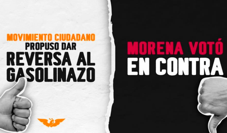 translated from Spanish: Morena rechaza dar reversa al gasolinazo; están sordos a la exigencia de los ciudadanos: Manuel Antúnez