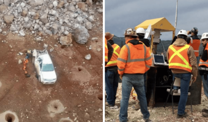 translated from Spanish: Mueren 2 mineros en Sonora; rescatan sus cuerpos del deslave