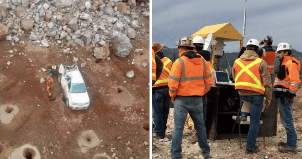 Mueren 2 mineros en Sonora; rescatan sus cuerpos del deslave