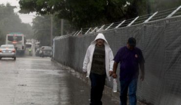 translated from Spanish: There will be more rain in these States accompanied by intense cold