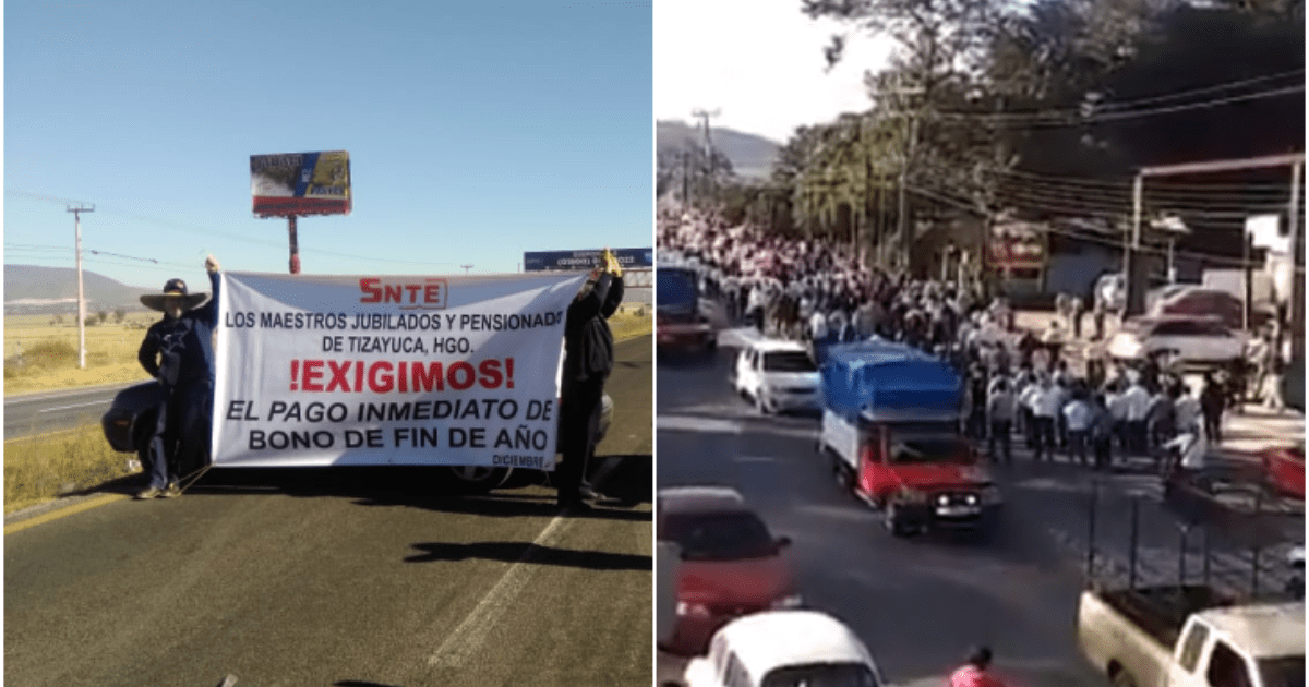 Tras 9 horas, SNTE retira bloqueos en Hidalgo