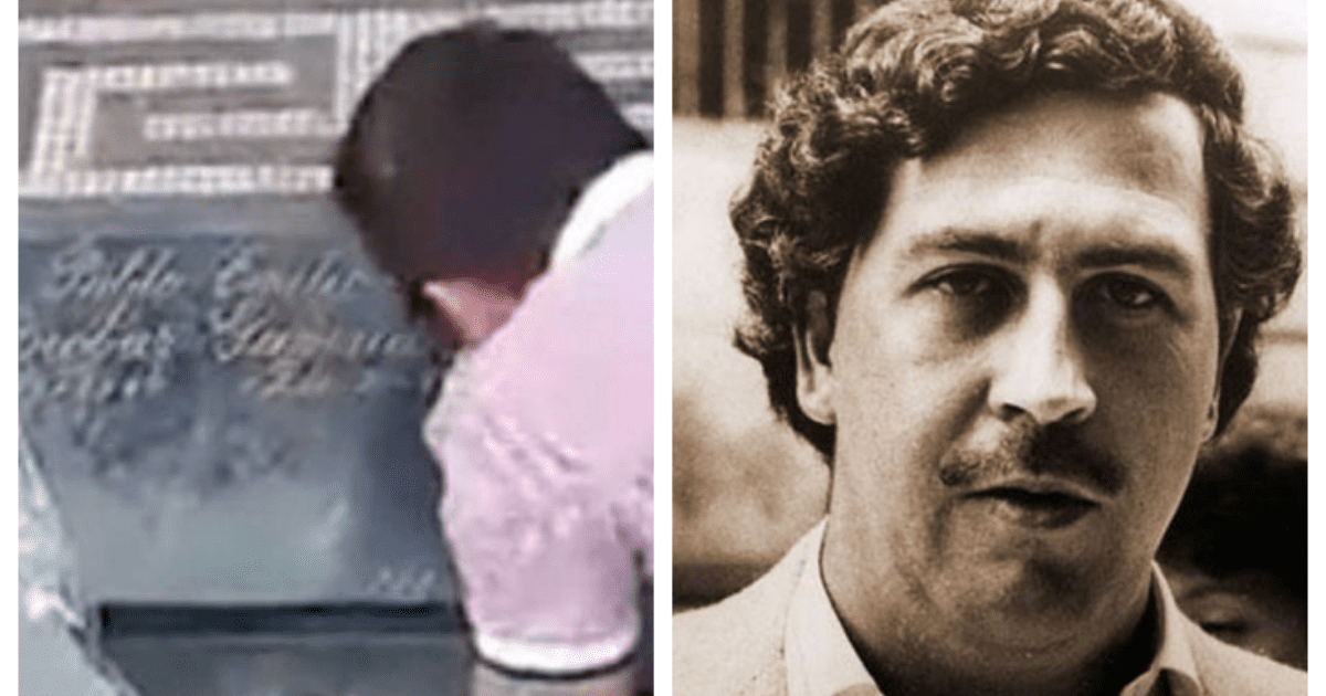 Video. Inhala droga en la tumba de Escobar y ahora vive un infierno
