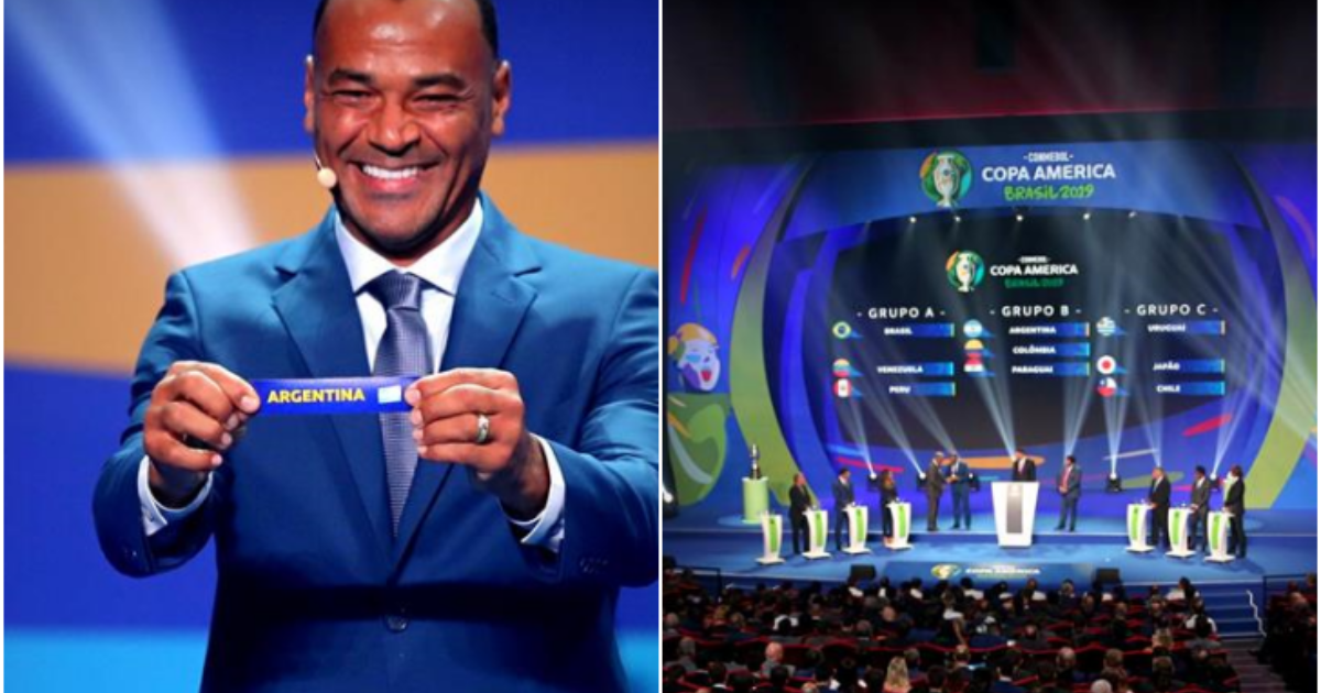 Así quedaron los grupos de la Copa América Brasil 2019
