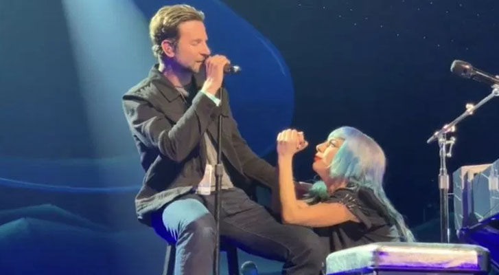 Bradley Cooper aparece por sorpresa en show de Lady Gaga en Las Vegas