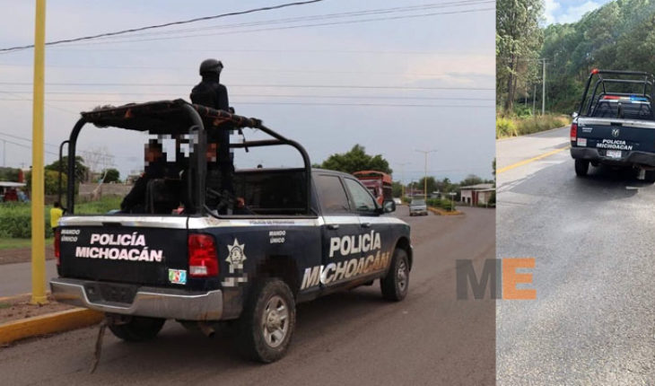 En Uruapan detienen a cuatro hombres armados luego de una persecución y tiroteo