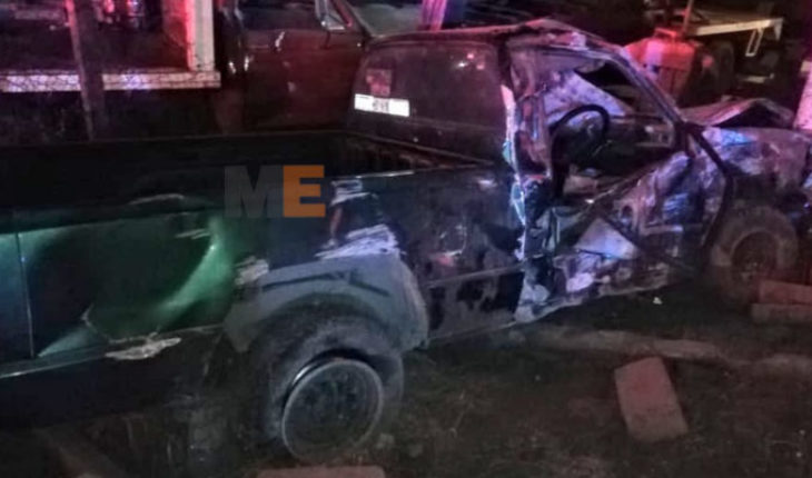 Un joven fallecido en choque de camioneta sobre la carretera Morelia